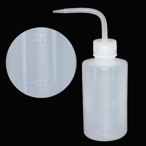 250ml+500ml Plastic Safety Wash Bottle, Plastic Squeeze Bottle Narrow Mouth, 8 Pack (Each Size 4)...
