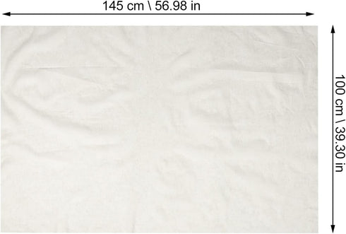 Uonlytech Lamp Shade Linen Pre-cut Round Craft Diy Making Cover Lampshade Material Fabric Floor Styrene Light Shade Cloth Desks White for Re Repla...