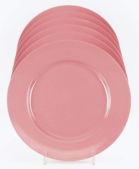 Calypso Basics Melamine Salad Plates Set of 6, 8.5 Inch, BPA-Free, Non-Toxic, Break-Resistant, Dishwasher Safe, Plates for Indoor & Outdoor Use, G...