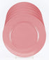 Calypso Basics Melamine Salad Plates Set of 6, 8.5 Inch, BPA-Free, Non-Toxic, Break-Resistant, Dishwasher Safe, Plates for Indoor & Outdoor Use, G...