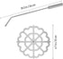 Bunuelos Mold with Handle,Rosette Timbale Iron Set Aluminum Waffle Molds with Handle,Funnel Cake Ring,Molde Para Buñuelos De Viento Maker Mexicano...