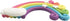 Rainbow Cake Topper Cupcake Pick Wedding Birthday Party Favor Dessert Rainbow Design Cake Pick...
