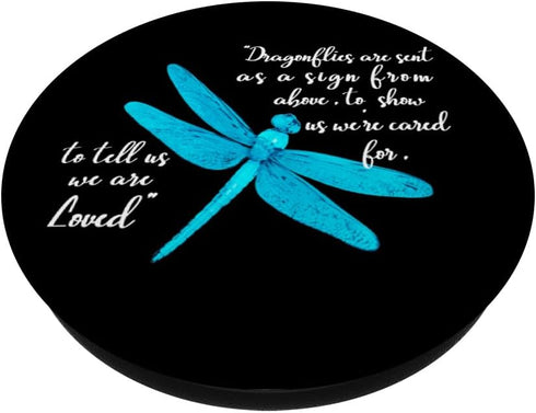 Faith Dragonfly for Dragonflies lovers PopSockets PopGrip: Swappable Grip for Phones & Tablets PopSockets Adhesive PopGrip...