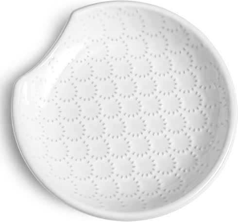 LE TAUCI Ceramic Spoon Rest for Counter, Coffee Spoon Holder, Stove Top Protection, Kitchen Decor, Accessories for Countertop - 4.8 inch, Set of 1...