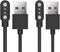 E ECSEM Charging Cable Compatible for uaue T50s Smart Watch Charger, Magnetic USB Charging Cord Replacement Charger for uaue T50s Smartwatch Acces...