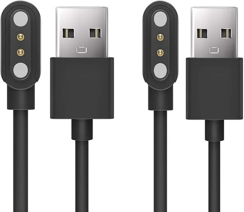 E ECSEM 2Pcs Replacement Charger Intended for NQQHNN Dog Bark Collar, Wireless Charger Magnetic USB Charging Cable Cord for NQQHNN Bark Collar Acc...