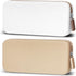 2 PCS Silicone Travel Makeup Bag Makeup Brush Holder Travel Zippered Pouch Silicone Makeup Brush Travel Case Purse Organizer for Makeup Tools and ...