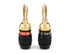 Deadbolt Banana Plugs 5-Pairs by Sewell, Gold Plated Speaker Plugs, Quick Connect...
