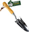 Garden Transplanter Trowel with Depth Marks, Super Strong Chrome Coated Stainless Steel Head and Comfort Hard Wood Handle Garden Tools for Plantin...