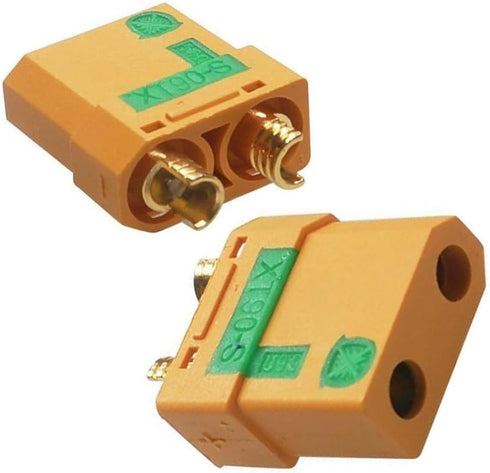 Amass 10 Pair XT90S XT90-S XT90 Connector Anti-Spark Male Female Connector for Battery, ESC and Charger Lead (10Pairs XT90-S)...