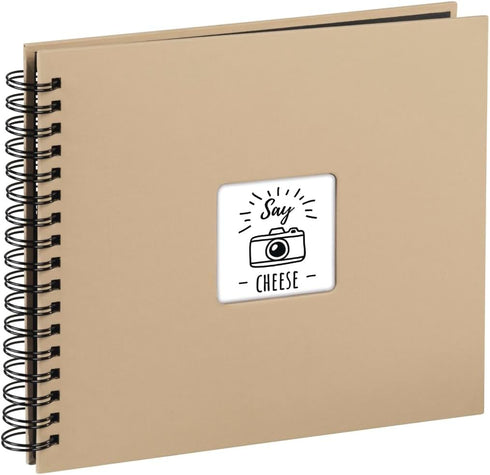 Hama Fine Art Photo Album | 28 x 24 cm 50 Beige w/Black Pages, 28 x 24cm...
