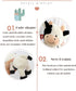 9" Cow Stuffed Animal,Cute Soft Stuffed Cow Plush Toy Gifts for Girls,Boys,Kids...