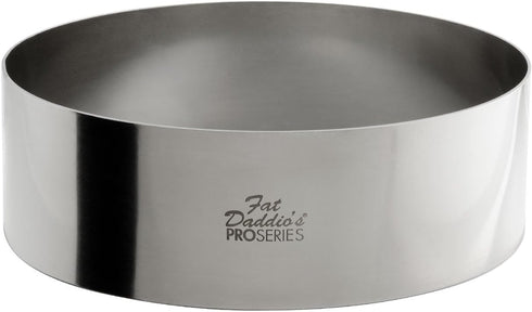 Fat Daddio's Stainless Steel Round Cake & Pastry Ring, 6 x 2 Inch...