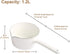 1.2L Saucepan, Nonstick Milk Pan with Pour Spouts, Butter Warmer, Melting Milk Boiling Porridge Soup Saucepan Gas Stove Enamel Milk Pot with Handl...