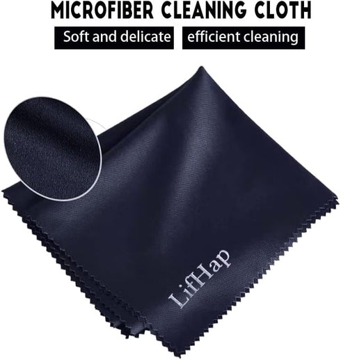 Extra Large Microfiber Cleaning Cloths(12"x 12") for Glasses or Eyeglass, Phone,Computer Screen,Camera Lens,Eye Glasses Lens Cleaner,Eyeglass Clea...