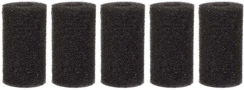 5Pcs Black Aquarium Filter Sponges,Aquarium Pre-Filter Sponges Filter Intake Sponge Strainer Foam Guard Cover for Freshwater and Saltwater Fish Ta...