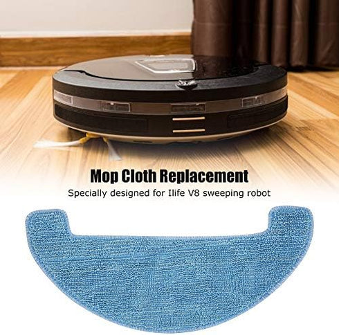 Accessories Parts 5 pcs Microfiber Mop Cloth Replacement for ILIFE V8s Robotic Mop Vacuum Cleaner...