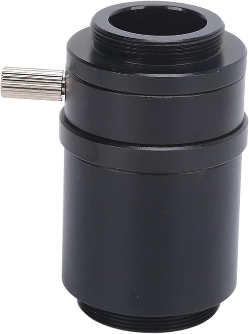 1X C Mount Adapter Lens, Alloy CTV Microscope Lens Camera Interface Adapters for Simul Focal Trinocular Stereo Microscope...