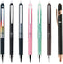 Pilot Japan Frixion Point Knock Design Series 6 Packs With Kanji LOVE Sticker, Black line, Gunmetal, Pink, Frost Green, Modern Wood, 5.59 x 0.41 0...