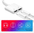 USB C Adapter for Headphones 2-in-1, USB C to Dual USB C Headphone and Charger Adapter Splitter, for MacBook Pro, Compatible with Pad Pro/Air, iPh...
