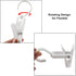 20 PCS Laundry Hooks Clip, Plastic Clothes Pins, Super Strong Hanger Clips, Swivel Hooks Clip for Clothing Store Home Office & Workshop, White & B...