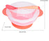 Suction Bowls for Baby, Children Slip Resistant Feeding Bowls with Sensing Spoon Cover for Home(Pink)...