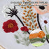 Embroidery Kit for Beginners 3 Pack, DIY Craft Embroidery Kit with Embroidery Thread Imitation Bamboo Embroidery Hoop Embroidery Needles, Floral P...