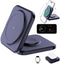 Foldable 3 in 1 Wireless Charger Compatible with MagSafe, Apple iPhone 15 14 13 12, Watch, AirPods, Lightweight Portable,Strong Magnetic Attractio...