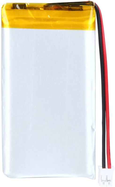 3.7V 1300mAh 603465 Lipo Battery Rechargeable Lithium Polymer ion Battery Pack with JST Connector...