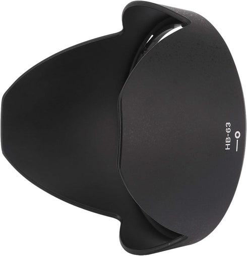 Haoge Bayonet Lens Hood for Nikon Nikkor AF-S 24-85mm f3.5-4.5G ED IF VR Lens replaces Nikon HB-63...