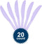 Lavender Plastic Heavy Weight Knives (20 Count) - Premium Disposable Plastic Cutlery, Perfect for Home Use and All Kinds of Occasions...