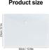 Plastic Envelopes Poly Envelopes, 10 Pack Plastic Folders for Documents Clear File Folder, Document Holder Plastic Envelopes with Snap Closure...
