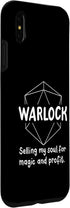iPhone XS Max Warlock Funny Character Joke Roleplaying Games RPG Gamer Case...