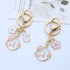 Fuqimanman2020 Cute Sakura Rabbit Keychain Kawaii Flower Rabbit Carrot Peach Mushroom Keychain For Women Easter Gift...