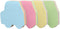 4PCS Car Shaped Sticky Notes, Colored Sticky Notes Car Pink Blue Green Yellow Cute Fun Cool Self-Adhesive Note for Kids School Classroom Office Co...