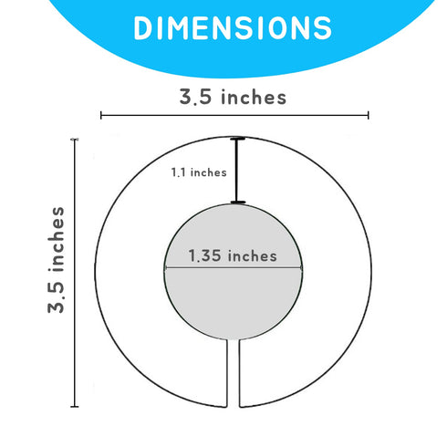 Baby Closet Dividers (Baby Blue) by Eli with Love – Set of 8 Baby Closet Size Dividers for Boys – Ideal Baby Clothes Dividers for Closet – Helps O...