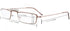 Eyekepper 5-Pack Stainless Steel Frame Half-eye Style Reading Glasses Readers Gunmetal...