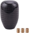 muge racing Universal Carbon Fiber Shift Knob Automatic/Manual Gear Shift Knob for Most Vehicles with 3 Adapters...