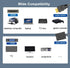 HDMI to VGA Adapter, HDMI to VGA Converter Gold-Plated Interface with Audio/Power Interface and Cable, Compatible with Computer, Laptop, Monitor, ...