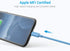 Nikolable Lightning Cable MFi Certified iPhone Charger 3Pack 6ft Lighting to USB A Charging Cord Compatible with iPhone 13 12 11 Pro Max XS XR 8 P...