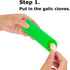 Sinnsally Garlic Peeler Skin Remover Roller Keeper,Easy Quick to Peeled Garlic Cloves with Silicone Tube Roller Garlic Peeling Kitchen Tool(Green)...