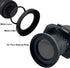 Front Step Up Ring 52mm to 80mm Lens Matte Box Adapter O.D, 52mm Lens Adapter Ring to 77mm Lens Filters/Lens Cap LingoFoto (52mm)...
