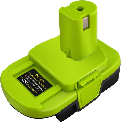 EID DM18RL Adapter Use for Ryobi Tools, for Milwaukee M18 18V & for Dewalt 20V Battery Convert to P105 P107 P108 Battery with 5V 2.1A MAX USB Char...