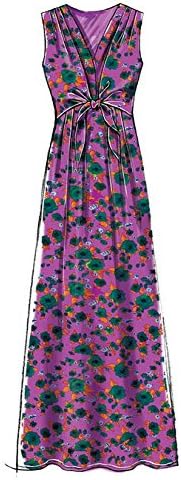 McCall's Patterns Misses Pleated Dresses with Optional Front-Tie...