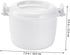 Rice Cooker Small Non-stick Pot Rice Maker Cooker Microwave Rice Maker Microwave Bowl with Lid Microwave Steamer Bowl Rice Making Pan Pasta Cooker...
