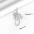 Initial Letter Brooch Pin Small Lapel Pin Tie Tack Name Personalized Gifts for Girls Women Men Boy Silver A...