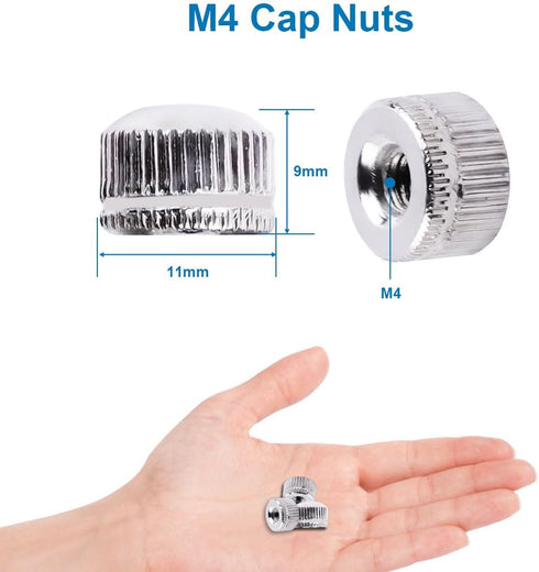 Screw Caps for Light Fixture M4, Lamp Finals Decorative Hardware, Ceiling Light Screw Cap Cover, Lamp Shade Holder Replacement Parts, Lamp Knob Nu...