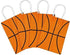 16 PCS Basketball Party Gift Bags for Basketball Party Supplies Birthday Decor Decorations, Party Favor Goody Treat Candy Bag Basketball Pattern G...