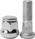 M12x1.5 Chrome Wheel Lug Stud Nut Set Compatible with Honda Accord Civic City CR-V Fit HR-V Insight Element Prelude S2000 Acura Legend Integra MDX...