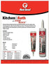 Red Devil 075522 Kitchen & Bath Stain Block Sealant, 1-Pack, Biscuit...